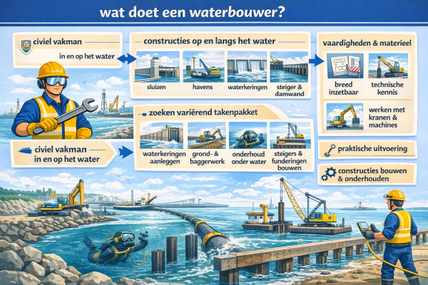 Wat doet een waterbouwer